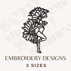 Showgirl Embroidery File - Taylor Inspired - TS12 Embroidery - Instant Download - Swifty, T Swift, Era - Machine Embroidery, Burlesque