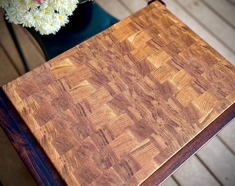 White Oak End Grain Cutting Board