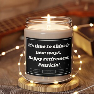 Retirement Gift, Retirement Gift for Women, Retirement Gift for Men, Retirement Candle, Gift for Coworker, Retirement Gift for Teacher