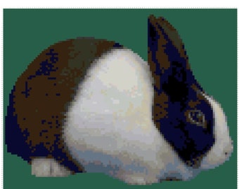 Dutch Rabbit Cross Stitch Graph