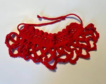 Mystery Collar/Necklace handmade crocheted