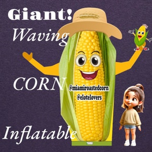 Maíz gigante inflable personalizado para publicidad comercial/exhibición promocional llamativa para exteriores