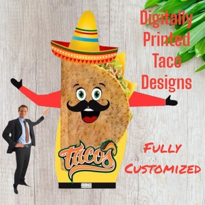 Fiesta de tacos! ¡Libera el sabor con los inflables que agitan los tacos!