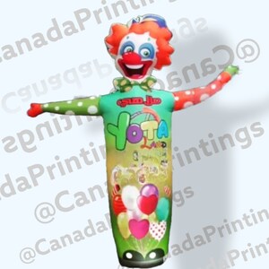 Bring Your Party to Life with vibrant Inflatable Colorful Clown image 5