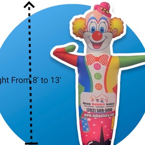 Bring Your Party to Life with vibrant Inflatable Colorful Clown image 3