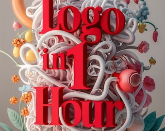 Custom Logo Designs in One Hour: Instant Download Service, Custom PNG designs