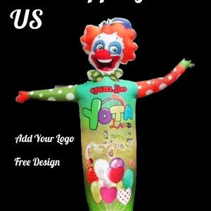 Bring Your Party to Life with vibrant Inflatable Colorful Clown image 4