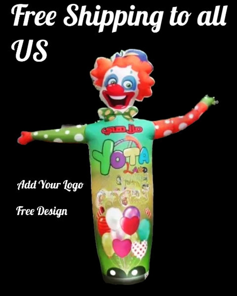 Bring Your Party to Life with vibrant Inflatable Colorful Clown image 4
