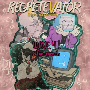 REGRETEVATOR KEYCHARMS wave 4 - Folly , Melanie , Prototype , Scag