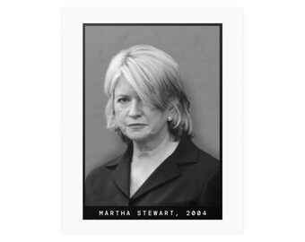 Martha Stewart, 2004 Mugshot Poster