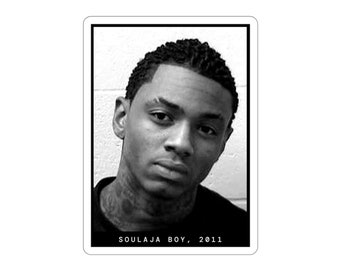 Soulja Boy, 2011 Rapper Mugshot Sticker