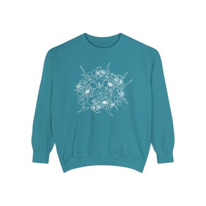 March Birth Flower Bouquet Comfort Colors Sweatshirt, Floral Plant Minimalist Flower Sweater, Mothers Day Gift, Birthday Gift, Botanical