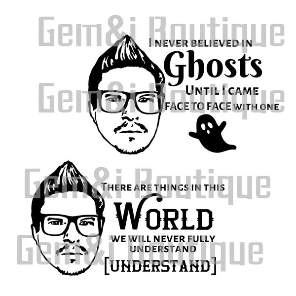 2 Ghost Adventures Zac Bagans Decal for car or teeshirt ,sublimation PNG/SVG'S funny scary