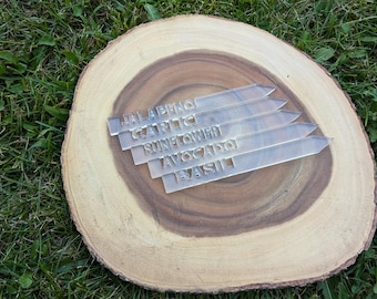 Modern Acrylic Plant Markers: Weather-Resistant Garden Decor