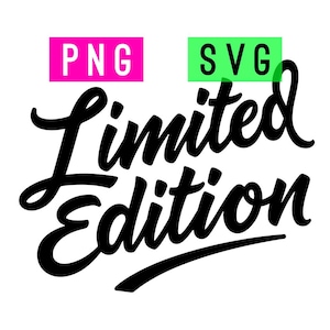 Limitierte Auflage SVG + PNG | ArtPush