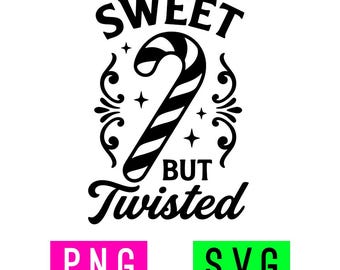 Dulce pero retorcido (blanco y negro) PNG + SVG / ArtPush