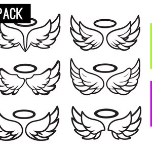 Ailes d’ange SVG + PNG | ArtPush