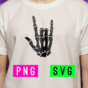 Rock On Skeleton Hand SVG + PNG | ArtPush