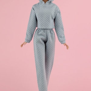 PDF Pattern GymSuit for 11 1/2 Fashion Royalty FR2 Pivotal, Repro, Curvy, Made-to-Move, Silkstone barbie doll no instructions by Elenpriv image 7