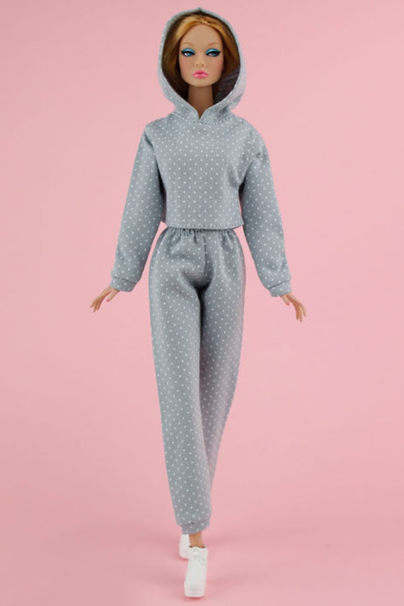 PDF Pattern GymSuit for 11 1/2 Fashion Royalty FR2 Pivotal, Repro, Curvy, Made-to-Move, Silkstone barbie doll no instructions by Elenpriv image 7