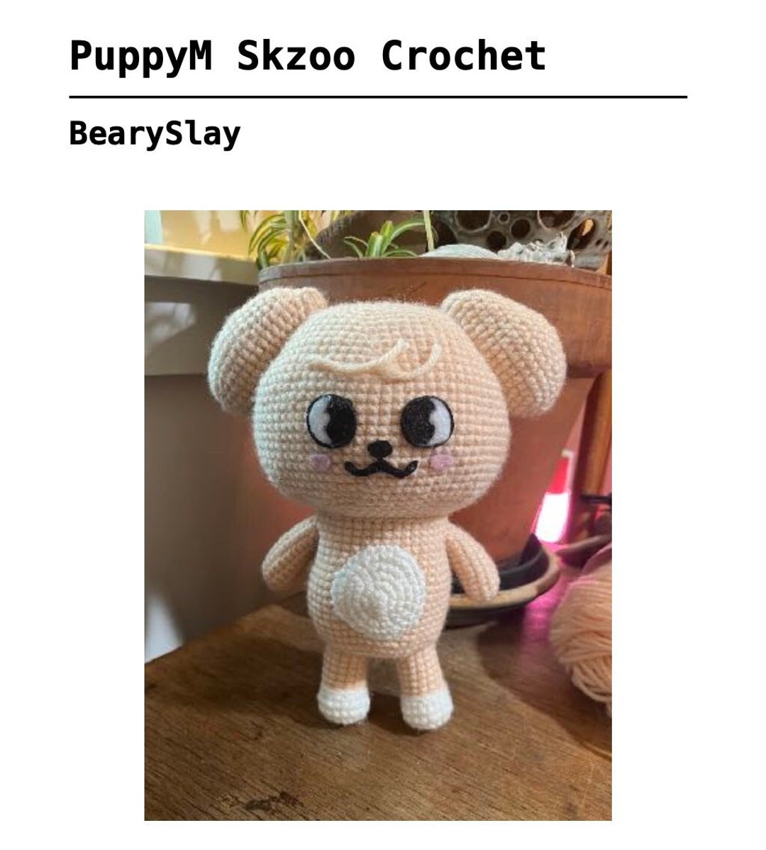 Puppym Skzoo Crochet Plush Pattern - Etsy