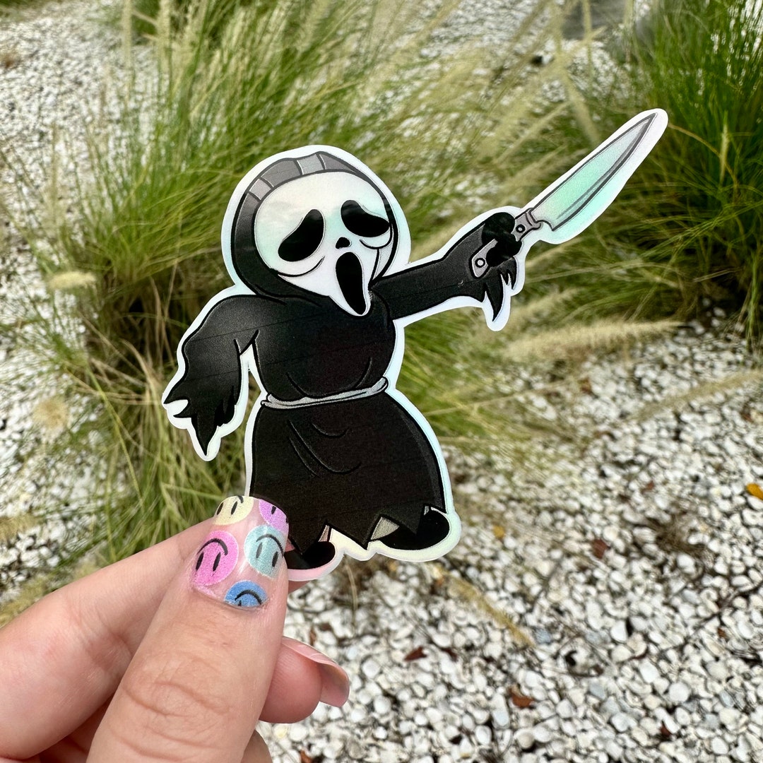 Ghostface Sticker - Etsy