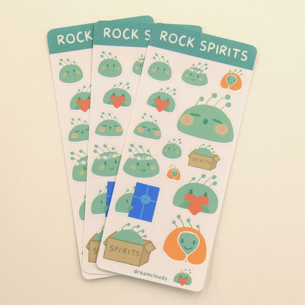 Maplestory Rock Spirit Sticker Sheet | Paper Matte Stickers | Sticker Sheet for Planners and Journals