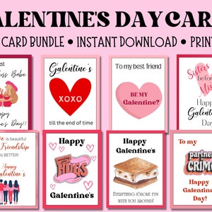 Galentines Day Cards, Valentines Day Card, Galentines Party, Galentines Day, Galentine Card, Galentines Day Gift, Valentines Card Set