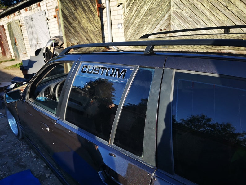 E46 Rear Window Vents for Drift, Style or Dog Safety. Made Out of 4mm ...