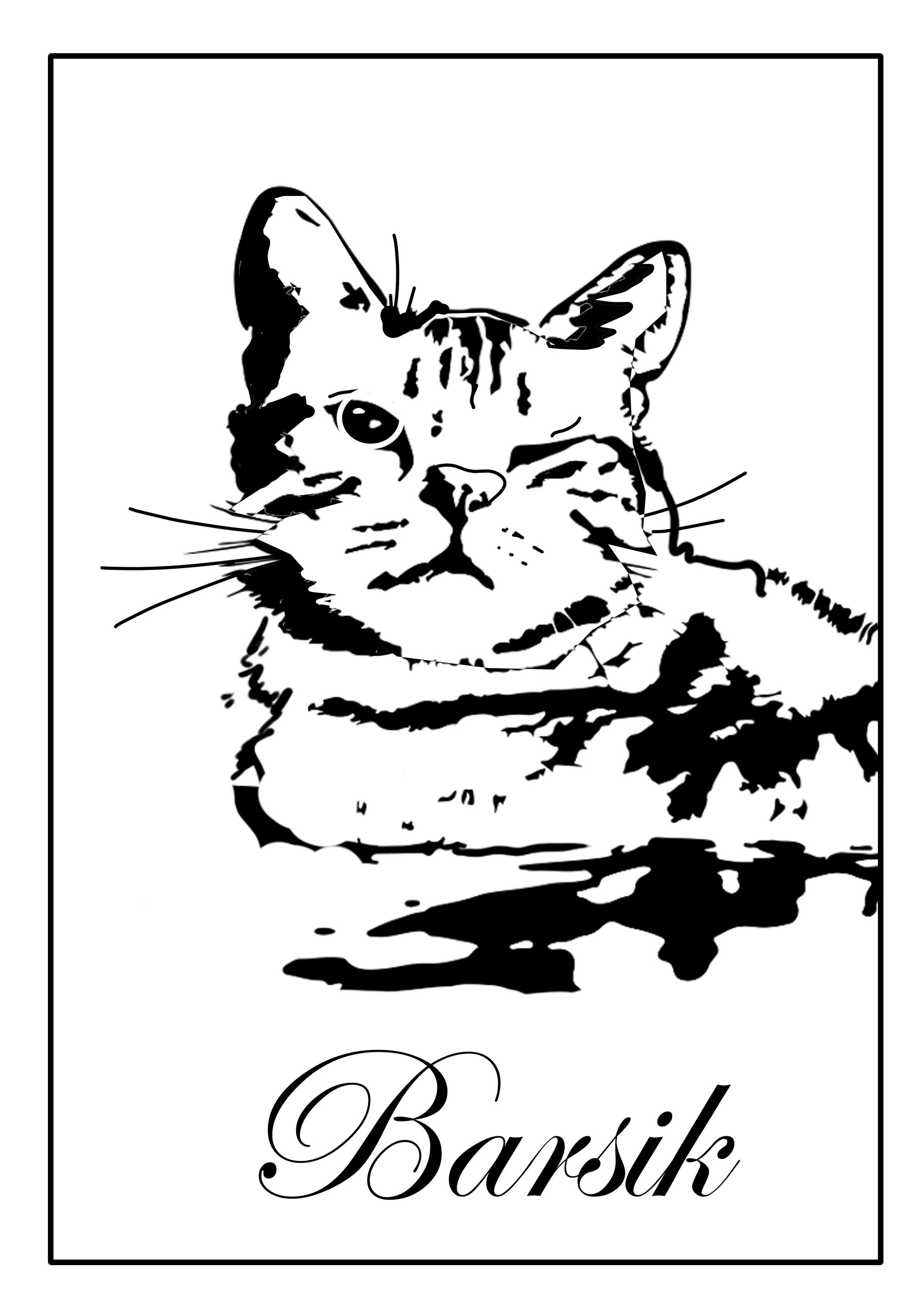 Minimalist Cat Art Print: Modern Home Wall Decor (digital Download 1200dpi)  - Etsy Australia