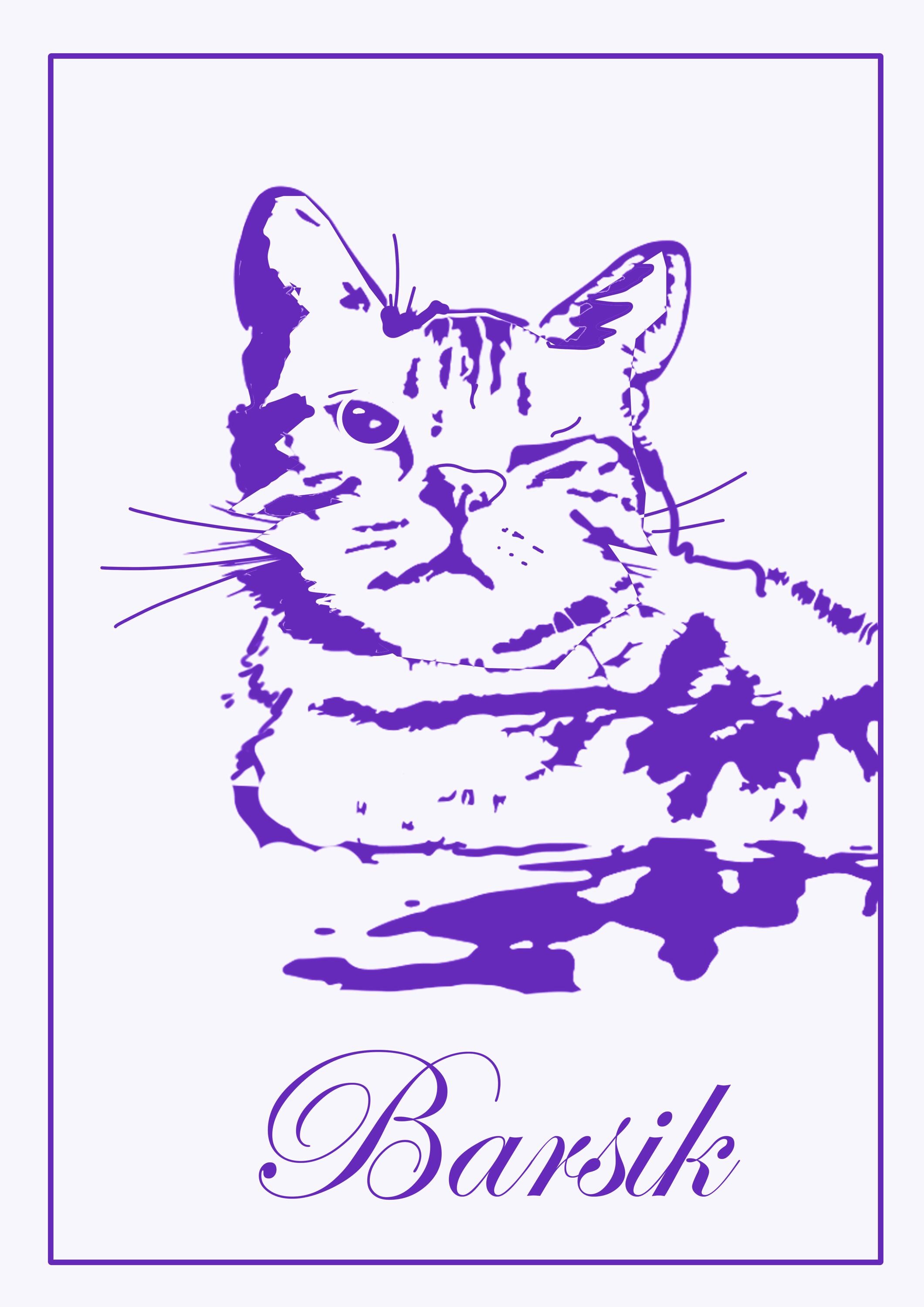 Minimalist Cat Art Print: Modern Home Wall Decor (digital Download 1200dpi)  - Etsy Australia