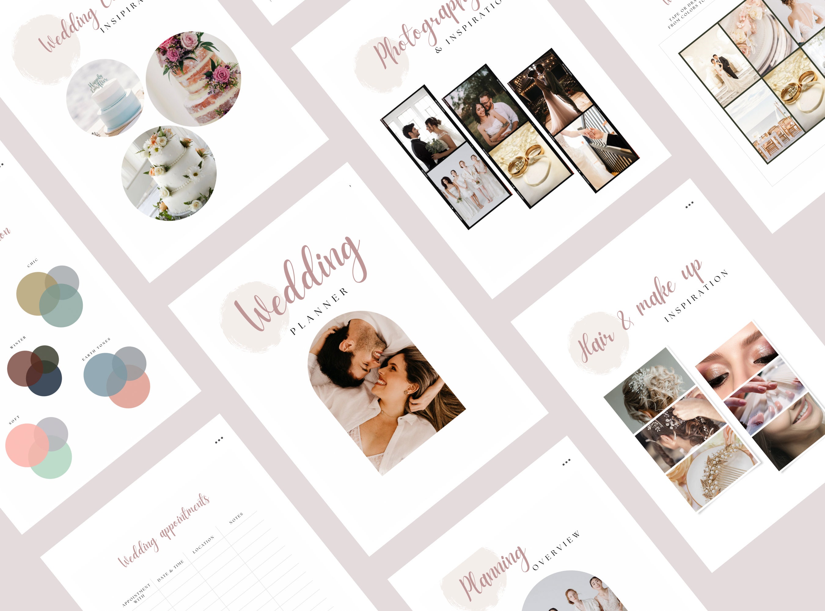 Wedding Planner Printable, Printable Wedding Planner Kit, Wedding Binder Template, Wedding ...