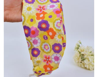 Groovy Floral Scrub Cap: Bohemian Surgical Hat, Nurse Gift