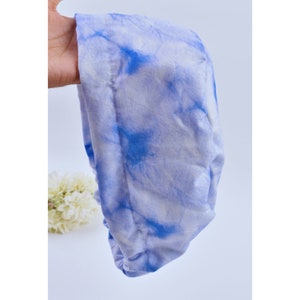 Scrub Cap for women, Tie DYE pastel clouds surgical cap, Satin lined scrub cap, Buttons option, Soft Adjustable with toggle stretchy hat.