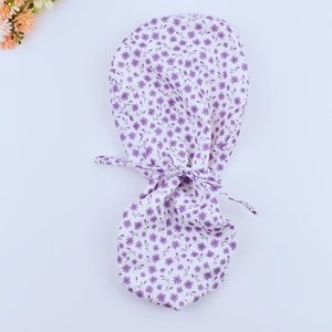 Floral Ponytail scrub cap, Surgical cap women. Satin Lined Option Surgical cap with ponytail, Satin Lined scrub cap.