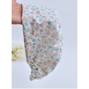 Floral Euro Scrub Cap for Women, Flower Euro Scrub Cap, Surgical cap Satin Lined Option,scrub caps for women euro style,silk lined scrub cap