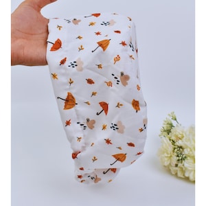 Fall Euro Scrub Cap: Satin Lined Surgical Hat