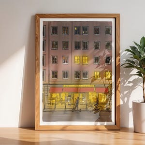 Evening City Life - Berlin Späti Art Print A3