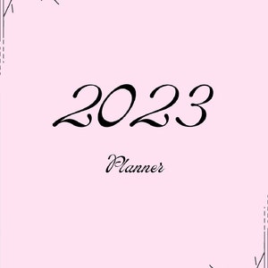 Pink Princess Adhd friendly 2023 Planner