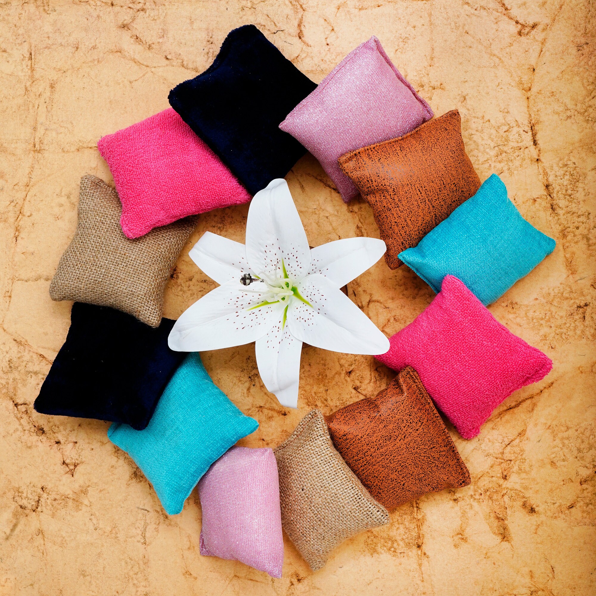 Calming Sensory Bean Bag With 6 Different Material Perfect Toy for Fine