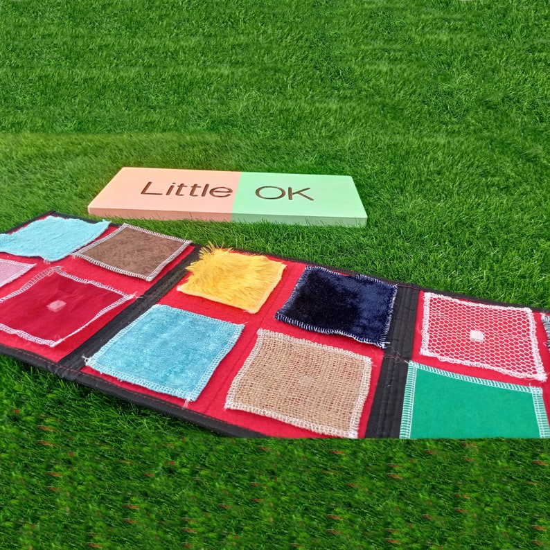 Touchables Sensory Squares Book, Textured Removable Squares, Toddler ...