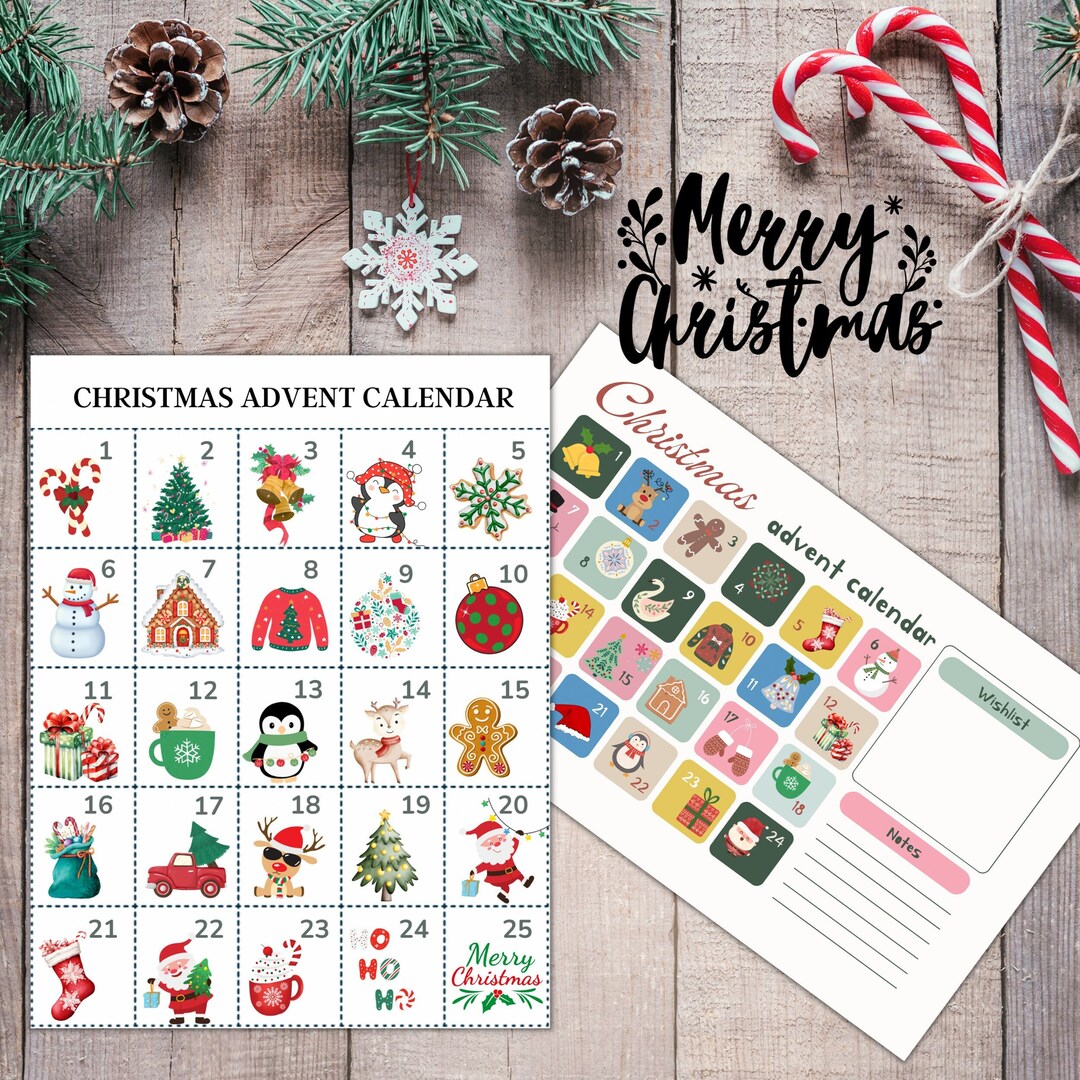 christmas-advent-calendar-clipart-printable-digital-download-etsy