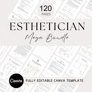 Esthetician Consent Forms, Esthetician forms bundle, facial intake forms bundle, Waxing Consent Form, Esthetician template,Esthetician forms