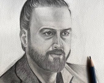 Bestellen Sie Ihre Oun Zeichnung, personalisierte handgemachte Zeichnung, Portrait Zeichnung, Graphit benutzerdefinierte Portrait, Zeichnung von einem Foto, einzigartige Geschenkidee