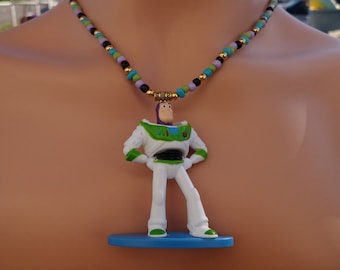 Y2k Necklace Lightyear Pendant Necklace jewelry Gift for Kids By Sweetskyhighfinds