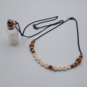 Personalized Crystal Beaded 90s Letter Necklace Set - Etsy