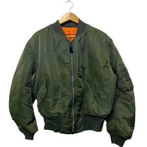 Alpha Industries Vintage 80s USA Made MA-1 Bomber USAF Flight