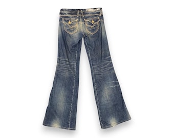 Vintage EDWIN VIENUS Bootcut Jeans | Japanese Archive Slim Flare Denim | Y2K Indie Sleaze