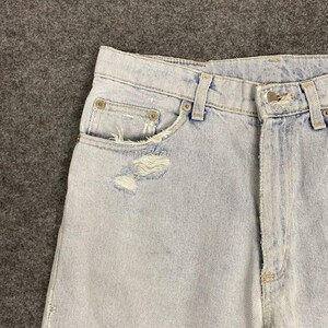 Vintage WRANGLER Distressed Jeans | 90s Thrashed Cowboycore Denim | Rugged Sun Faded Workwear | Grunge Western image 7