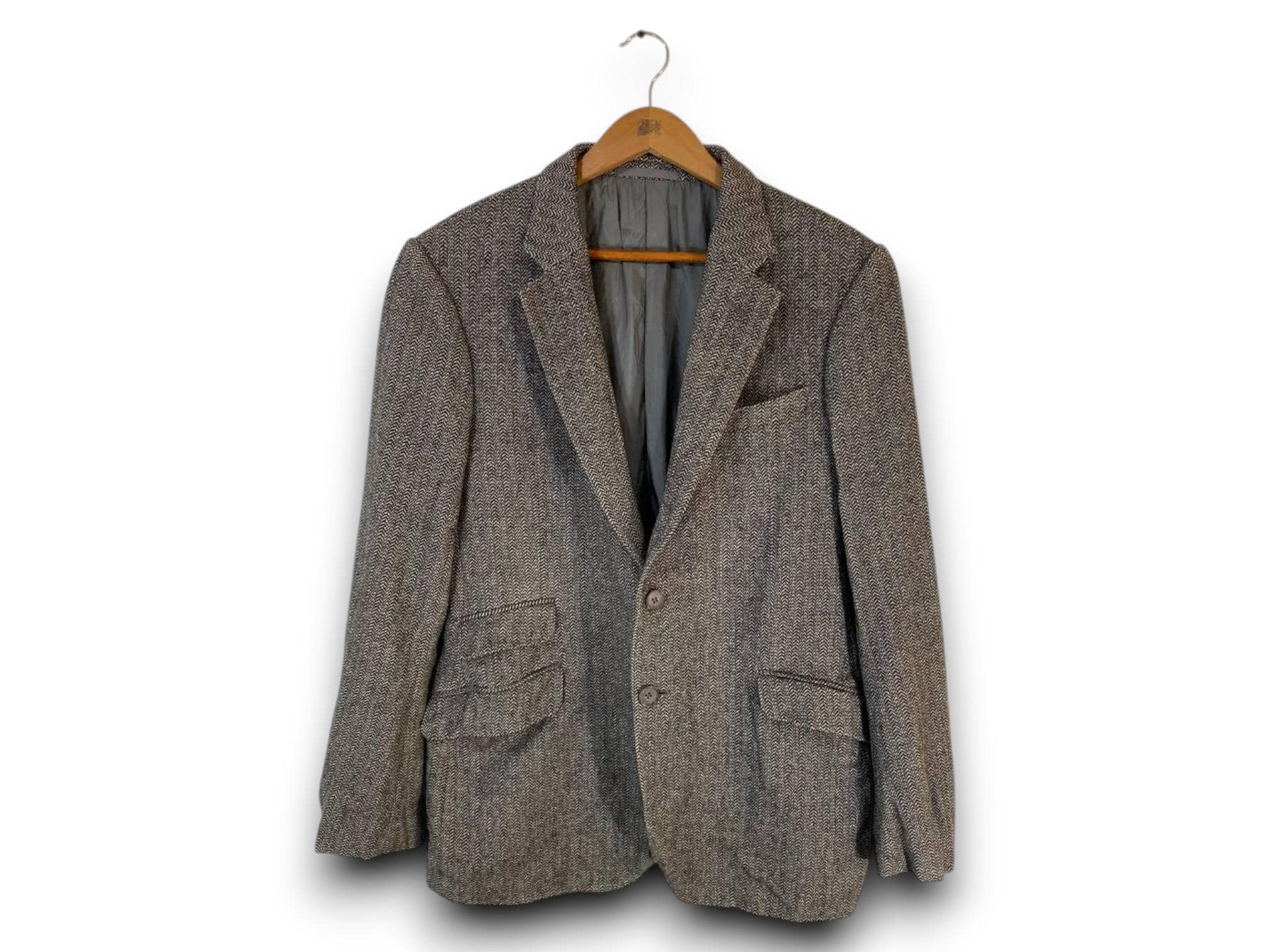 Vintage ARMANI COLLEZIONI Linen Jacket | Made in Italy Cream